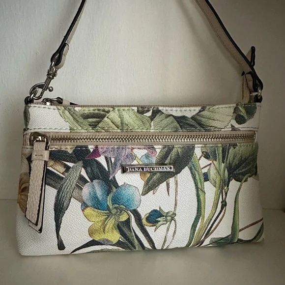 Dana Bachman Floral Print Wristlet Clutch Bag - Picture 1 of 4